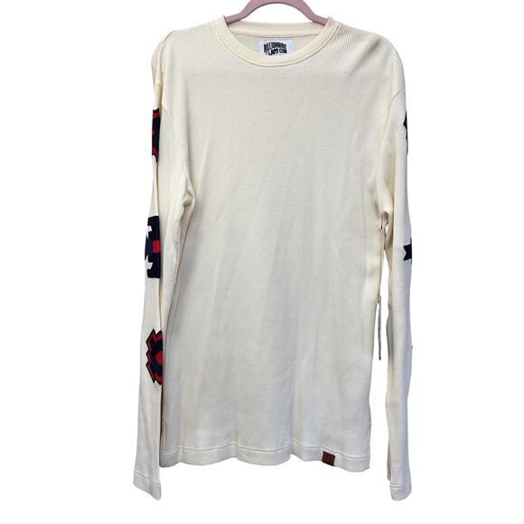 Billionaire Boys Club Artic Long Sleeve Shirt Sz XL Aztec Print Waffle‎ 851-9307 - Picture 1 of 16